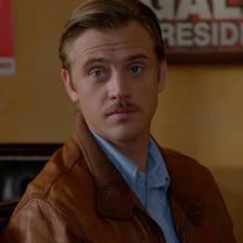 Boyd Holbrook portraying Steve Murphy in Narcos.