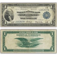 United States paper currency banknotes.