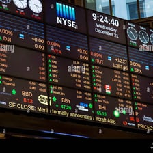 The trading floor of the New York Stock Exchange