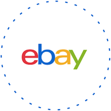 The eBay logo associated with its online marketplace