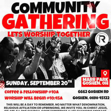 A religious worship gathering representing a distinct sect or denomination