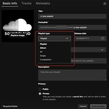 A music producer working with audio tracks on a computer.