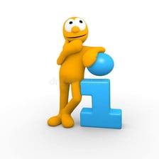 A person thinking while considering a possibility.