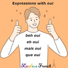 A person speaking French in conversation