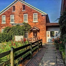 A historic building in the Amana Colonies of Iowa