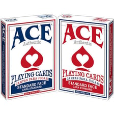 An ace playing card displayed among other cards