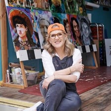 Portrait of voice actor Nancy Cartwright.
