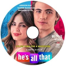 A promotional poster for the 2021 film He's All That.