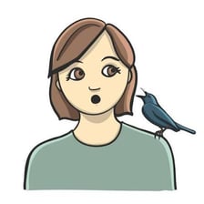An illustration of a person receiving a piece of gossip.