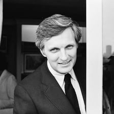 A portrait of actor Alan Alda.