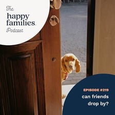 A visitor arriving at a home to see someone