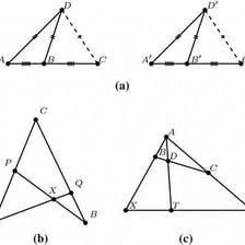 A simple geometry diagram illustrating a foundational mathematical statement