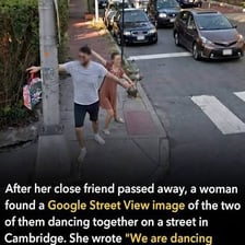 A person calling to someone walking ahead