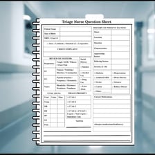 A medical worker assessing patients according to urgency.