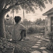 An illustration of someone talking while failing to take action