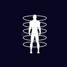 An illustration showing a person moving instantly between two locations.