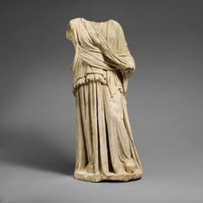 Classical depiction of Hera, the Greek goddess associated with Mount Olympus