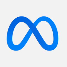Meta company logo associated with Facebook