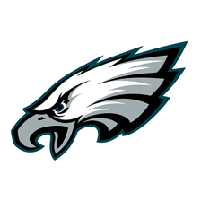Philadelphia Eagles players during an American football game