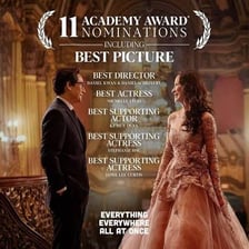 An awards ceremony scene with nominees gathered as recognition is given onstage.