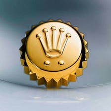 A Rolex watch featuring the brand’s crown logo.