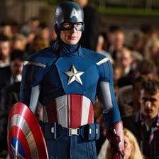 Chris Evans as Captain America in The Avengers