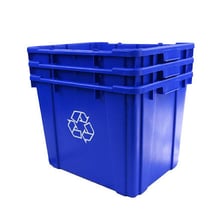 A bin used for throwing away rubbish.