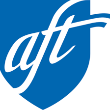 The logo or headquarters of the American Federation of Teachers.