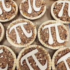 A freshly baked pie associated with Pi Day
