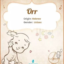 The surname Orr shown as a written family name.