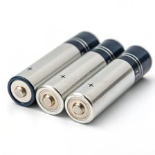 Several small AAA batteries