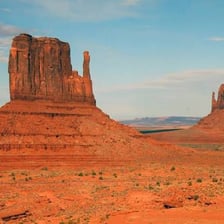 Mesa, Arizona, with a flat-topped desert mesa landscape