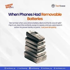 An electronic device that has stopped working because its battery is depleted