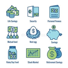 Illustration of a Roth IRA retirement savings account