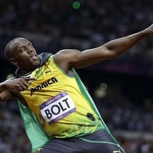 An athlete competing at a very high level