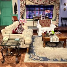 A recreation or behind-the-scenes view of sets from Friends.