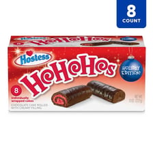 A package of Hostess Ho Hos chocolate snack cakes