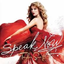 Taylor Swift performing during the Speak Now era.