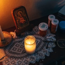 Promotional artwork associated with Bad Bunny’s song “Una Velita”