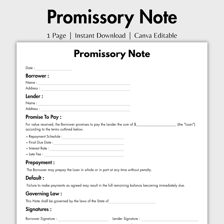 A handwritten note acknowledging a debt and promising repayment
