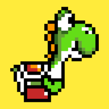Yoshi, the green dinosaur-like Nintendo character