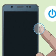 A small SIM card being inserted into a smartphone