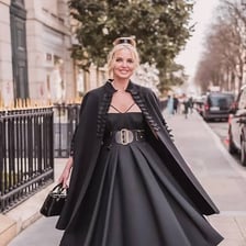 A person modeling a stylish outfit that fits well.