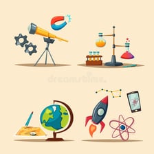 An educational illustration combining astronomy and epidemiological research