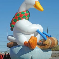 Aflac’s white advertising duck mascot