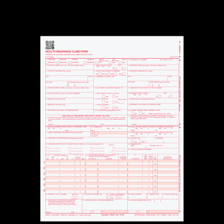 Insurance documents being completed for a claim
