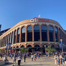The exterior of Citi Field, home of the New York Mets.
