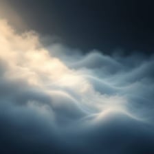 A faint mist dispersing into open air