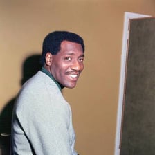 A portrait of soul singer Otis Redding