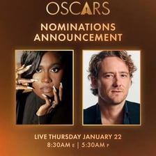 An Oscar nomination announcement associated with the Academy Awards.